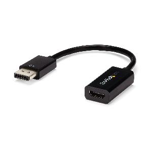 StarTech.com DisplayPort to HDMI 4K Audio / Video Converter – DP 1.2 to HDMI Active Adapter for Desktop / Laptop Computers – 4K @ 30 Hz - 0.15 m - DisplayPort 1.2 - HDMI 1.4 - Male - Female - 4096 x 2048 pixels